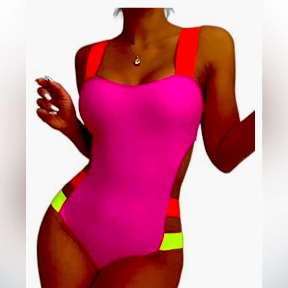 One Piece Cut Out Swimsuit